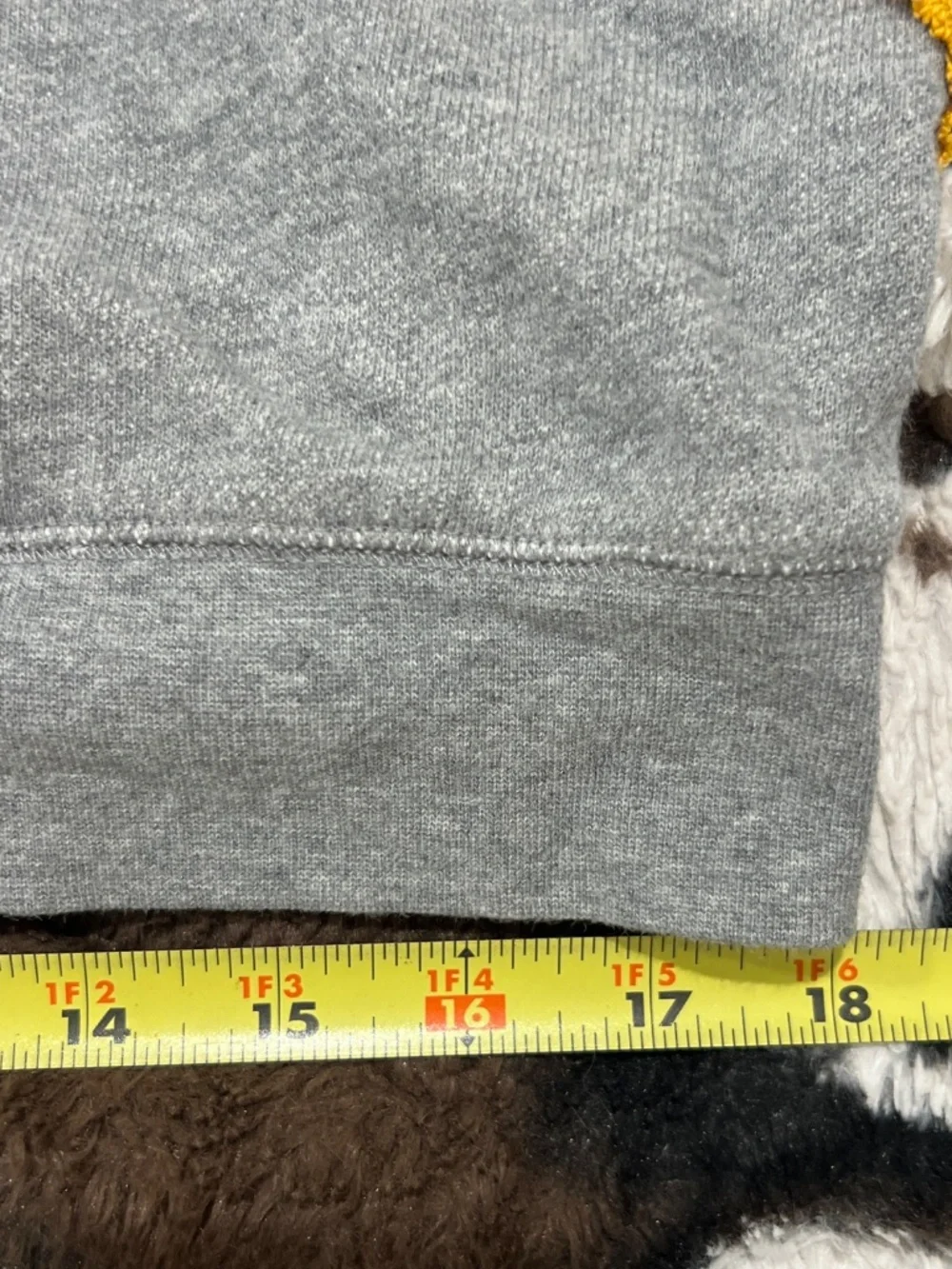 Free People Sweatshirt Women’s Size Small Varsity Crop Preppy School Half Zip